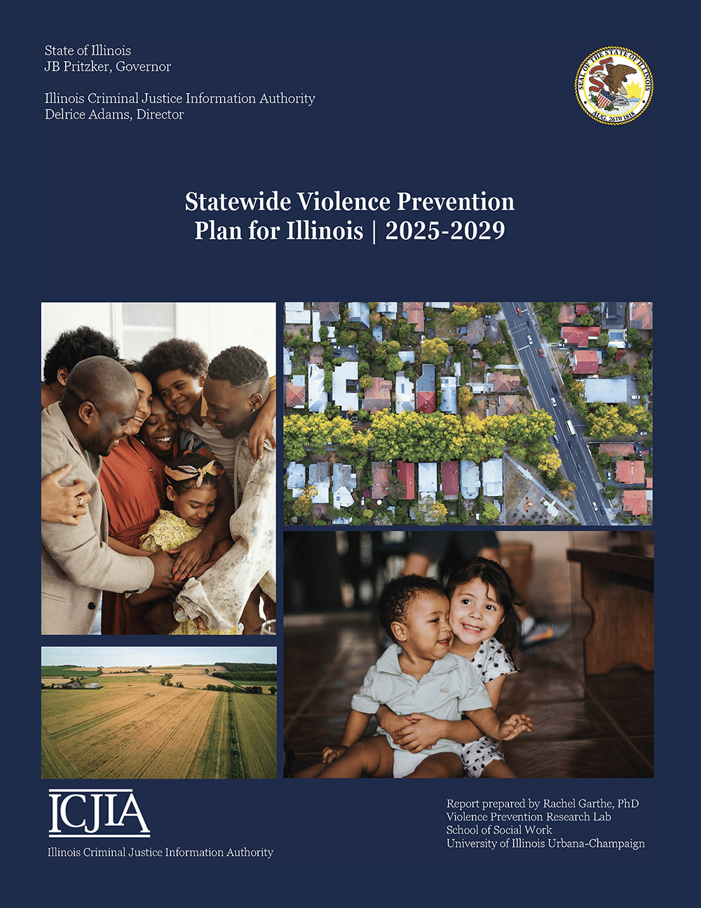 Front Cover: Statewide Violence Prevention Plan for Illinois: 2025-2029